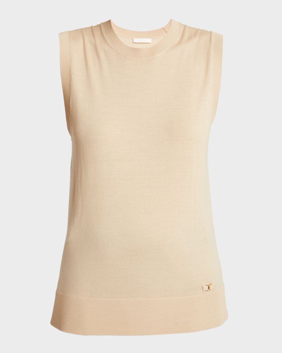Wool Knit Tank Top